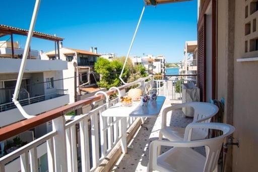 Lavish & Spacious Apt With Stunning Seaview, 10 Min Ath Airport Artemida  Luaran gambar